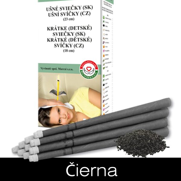 Ušné sviečky Čierne