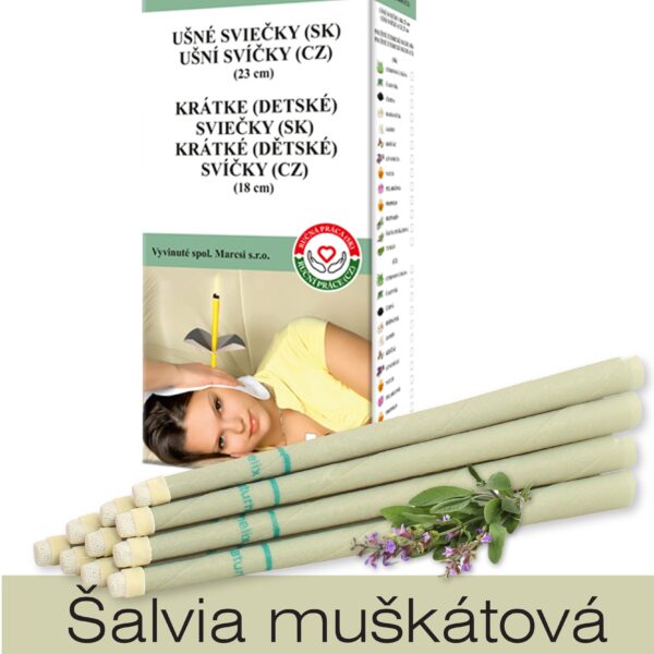Naturhelix Ušné sviečky Šalvia muškátová