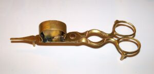 historické nožnice na strihanie knôtov